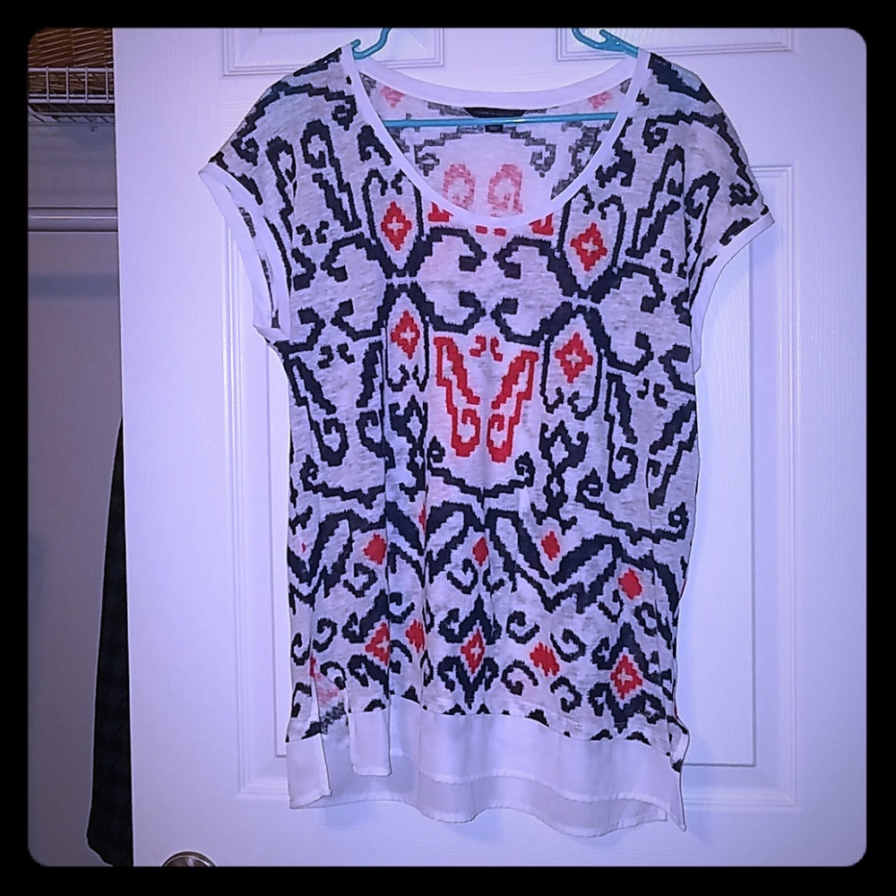 Semi sheer top